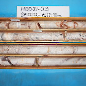 HDD-21-003 La Pena Vein Banded Silver Sulfides